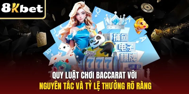 Chơi Baccarat 8KBET – Rinh Ngay 9 Điểm Nhận Thưởng Khủng 2 Quy luật chơi Baccarat với nguyên tắc và tỷ lệ thưởng rõ ràng