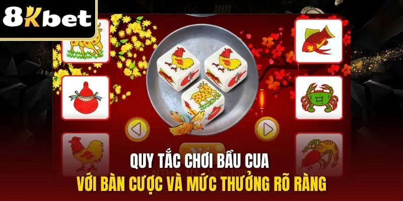 Bầu Cua Tôm Cá – Trò Chơi Dân Gian “Nóng” Nhất Hiện Nay 2 Quy tắc chơi Bầu Cua với bàn cược và mức thưởng rõ ràng